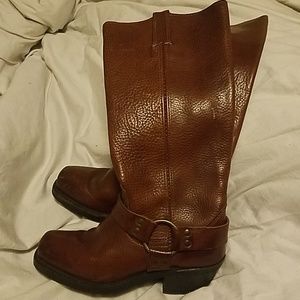 Womens brown leather Frye Boots Size 6.5M
